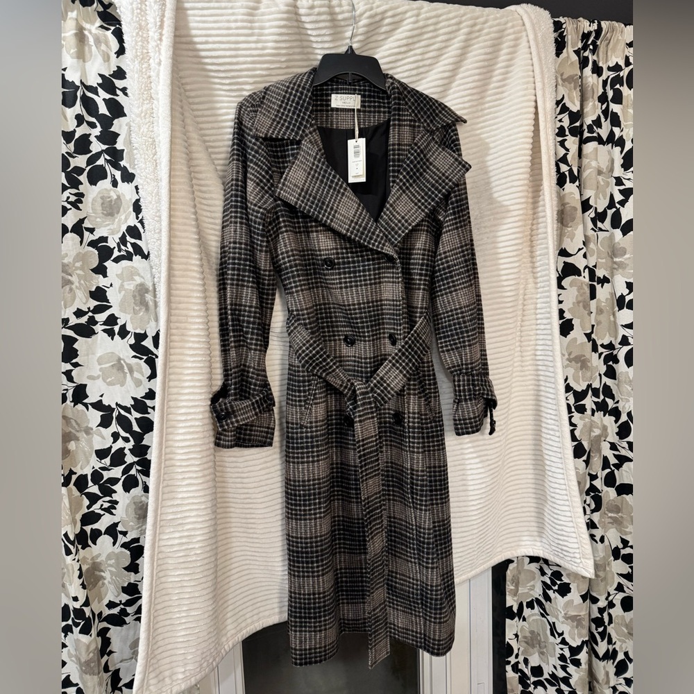 Brand new Z Supply over sized wool blend trench style coat.  Size M